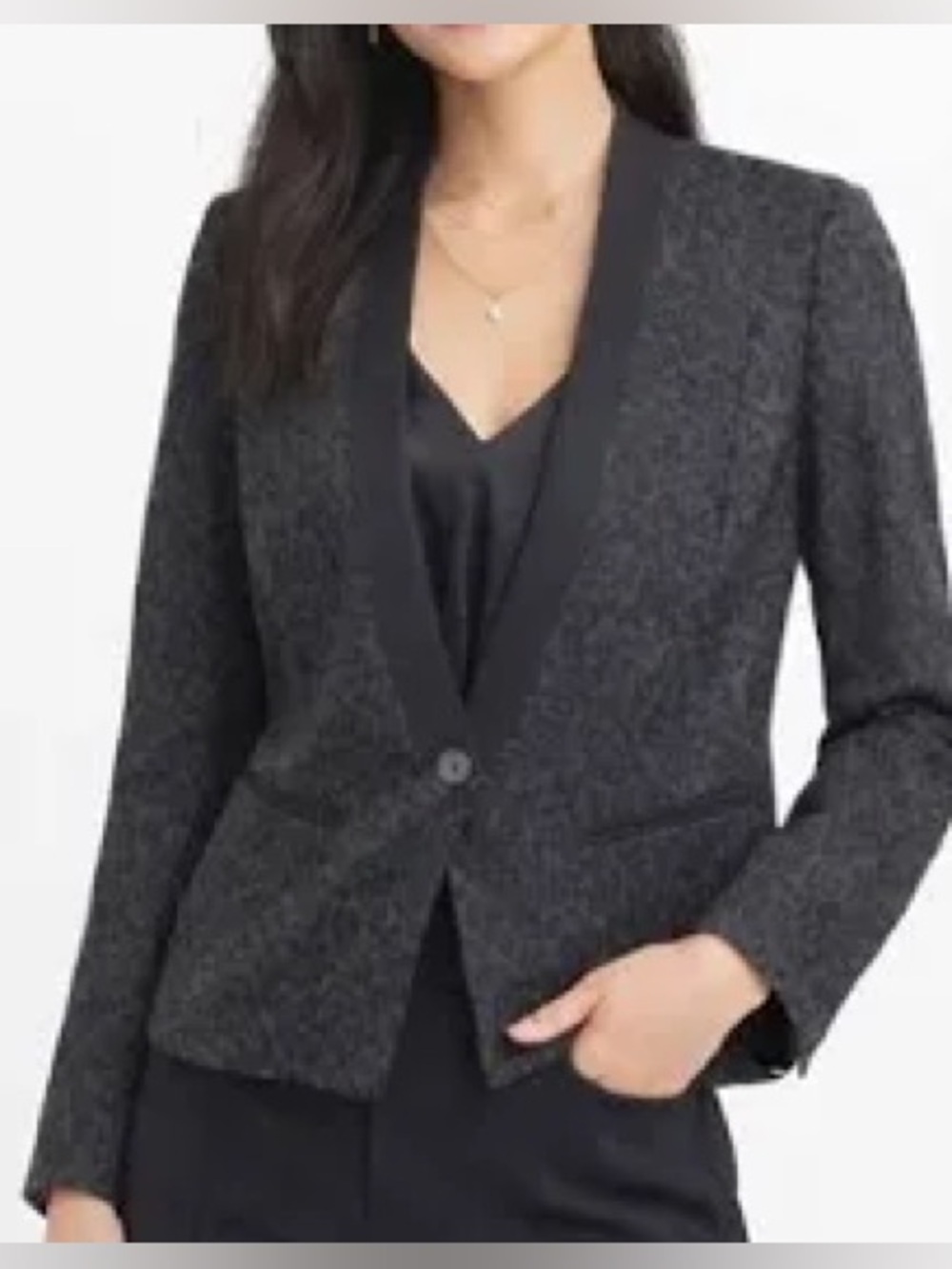Ann Taylor LOFT Leopard Print Blazer Sz 8 Petite